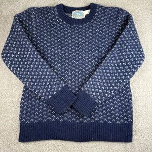Environmental Clothing Co. Vintage Made in USA Wool Blend Crew Neck Sweater M
